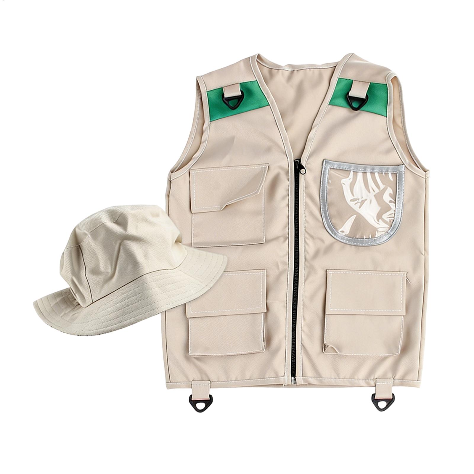 ชุดหมวกและเสื้อกั๊กนักสำรวจสำห - Outdoor Adventure Kit For Kids บทวิจารณ์และราคา
