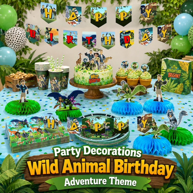 ปิกนิกวันเกิดไวลด์ครัตต์ส ชุดต - Outdoor Adventure Birthday Party บทวิจารณ์และราคา